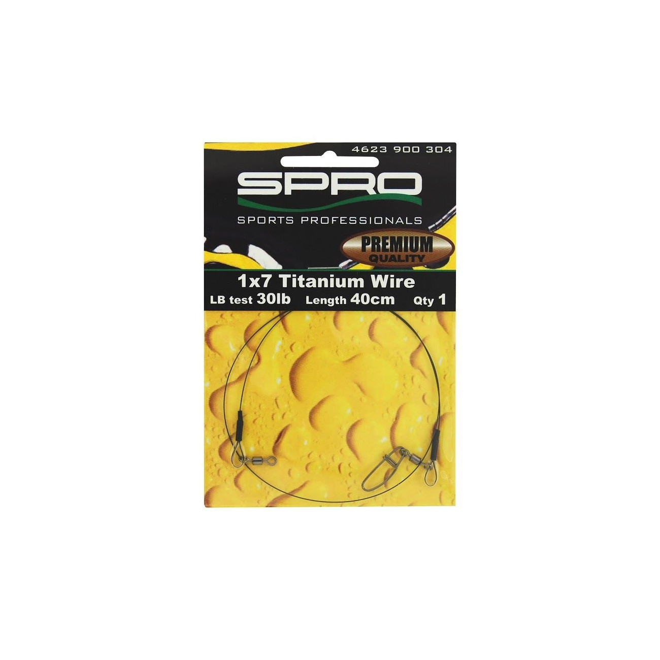 Köp Spro 1x7 Titanium Gäddtafs 13,6kg 40cm, online på Miekofishing.se!