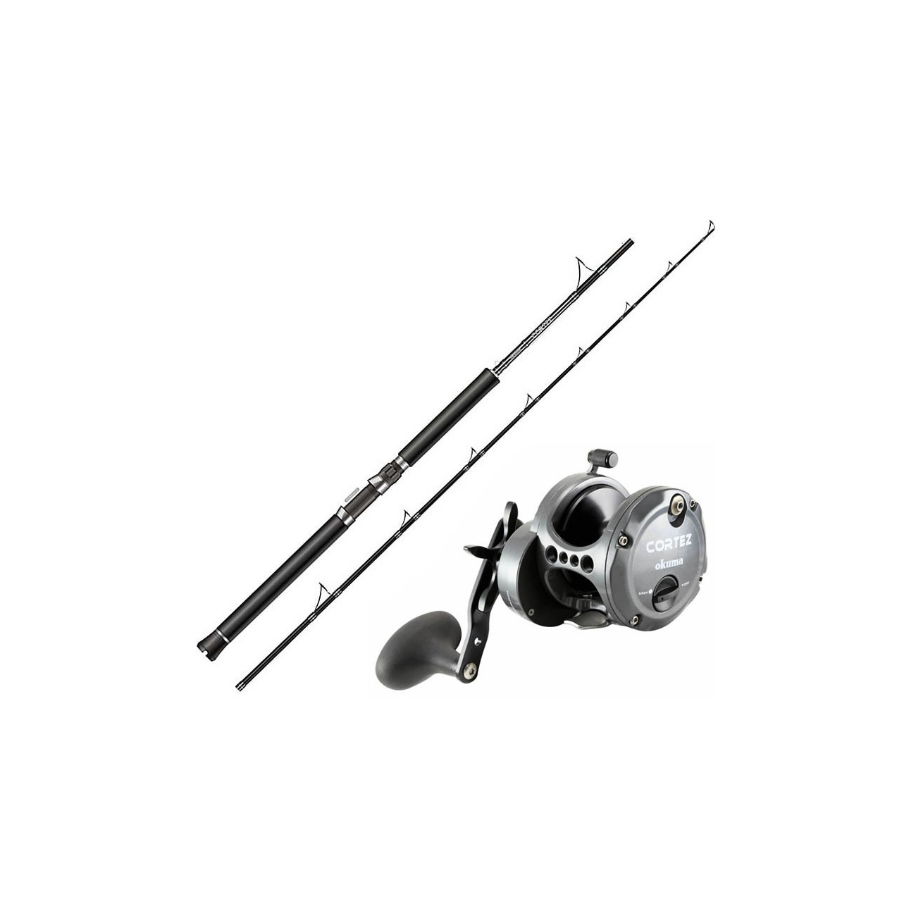 Köp Okuma Cortez Black 7'4" 20-30 lbs SET, online på Miekofishing.se!