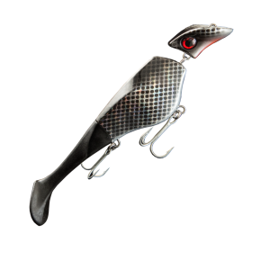 Köp Headbanger Shad Sinking 23 cm - Black Metal, online på Miekofishing.se!