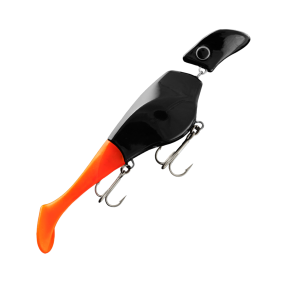 Köp Headbanger Shad Sinking 23 cm - Black Orange, online på Miekofishing.se!