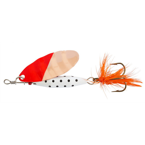 Köp ABU Reflex White Spinnare 18g - OR/Copper, online på Miekofishing.se!