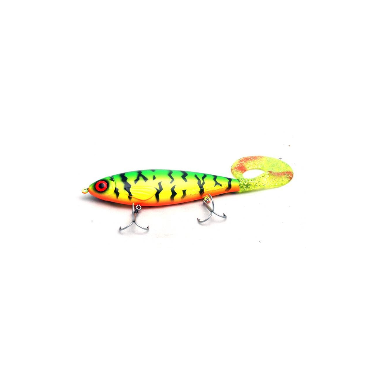 JW Lures Backlip Curly - Firetiger