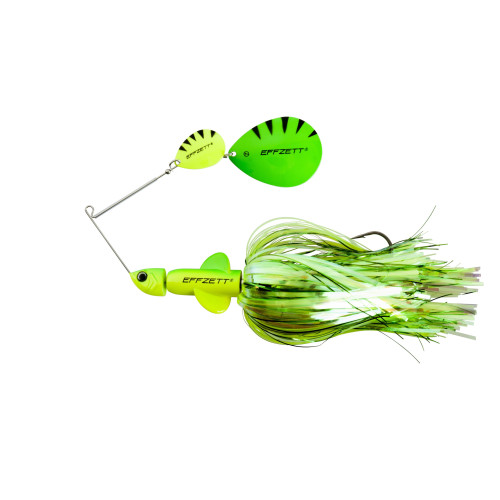KÖP EFFZETT Pike Rattlin Spinnerbait 17cm 43g - Flou Yellow/Green Hos Mieko