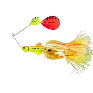 KÖP EFFZETT Pike Rattlin Spinnerbait 17cm 43g - Fluo Yellow/Orange Hos Mieko