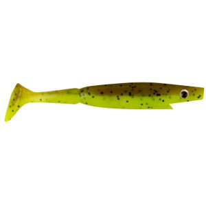Köp Strike Pro Piglet Shad 10 cm - Brown Chartreuse Flake, på Miekofishing.se!