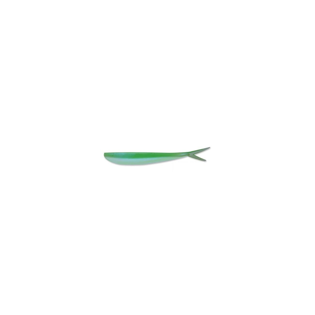 Lunker City Fin-S Fish 5" - Lime Shad 120, 10-pack