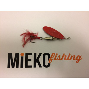Köp Mieko Kobra Spinnare 10 gr - Silver/Blod Röd på Miekofishing.se!
