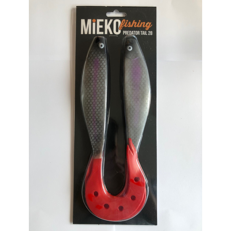 Köp din Mieko Predator Tail 28 - Regnbåge (2-pack) på Mieko Fishing!