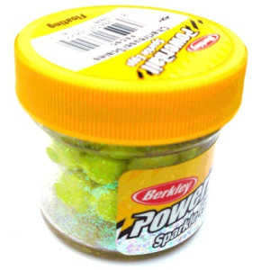 Köp PowerBait Floating Sparkle Power Eggs - Chartreuse Scales online på Miekofishing!