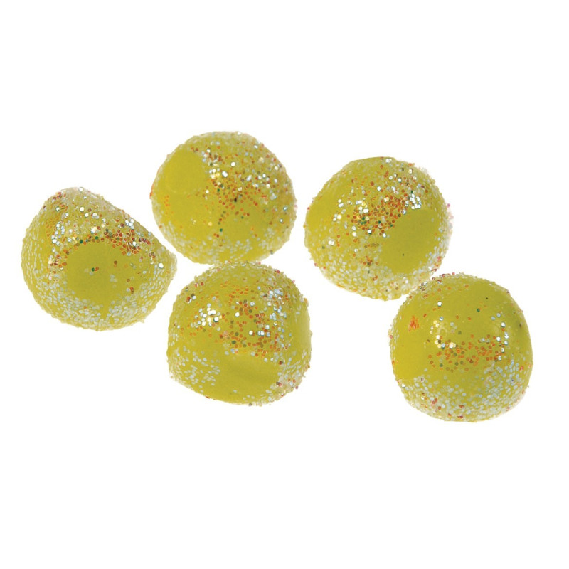 Köp PowerBait Floating Sparkle Power Eggs - Chartreuse Scales online på Miekofishing!