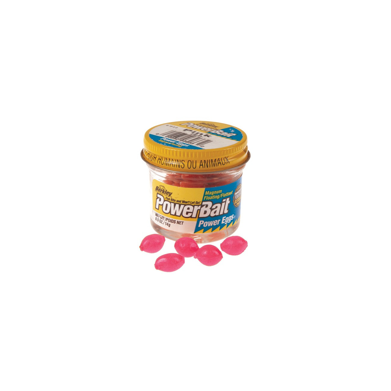 Köp PowerBait Floating Magnum Power Eggs - Pink online på Miekofishing!