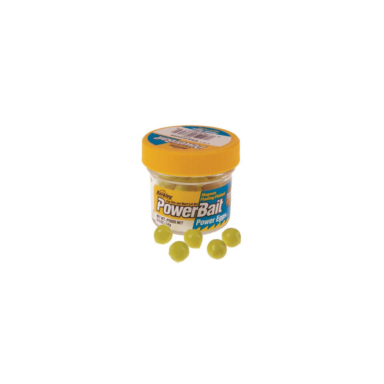 Köp PowerBait Floating Magnum Power Eggs - Chartreuse online på Miekofishing!