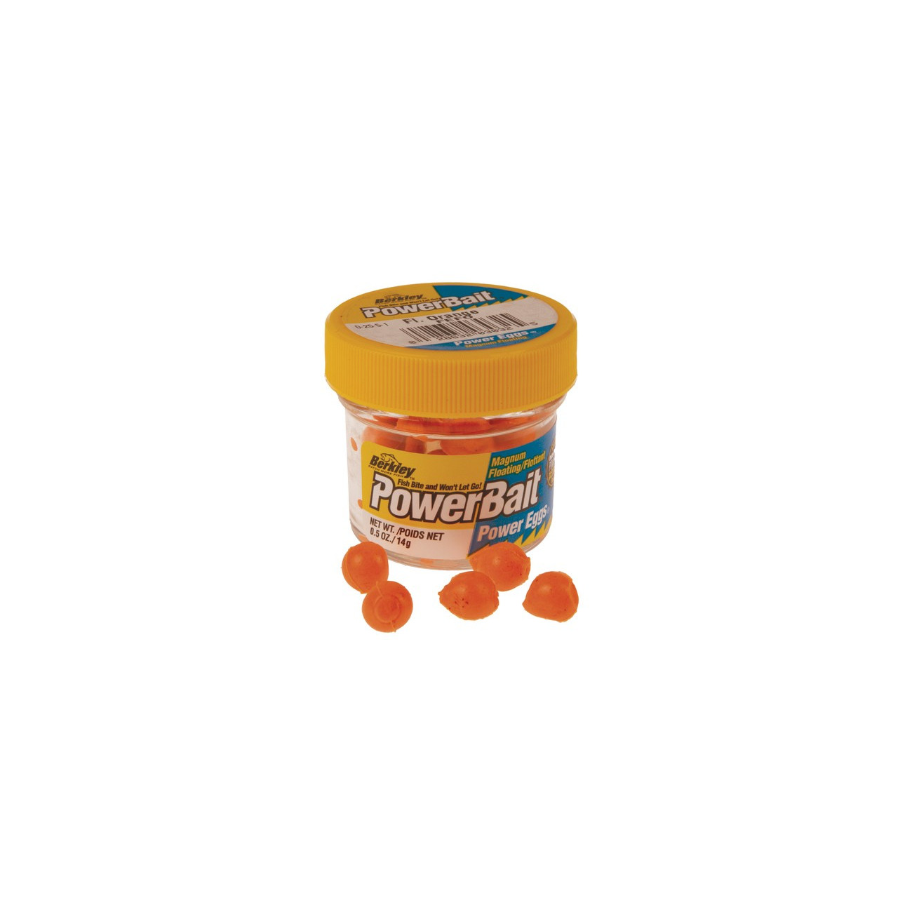 Köp PowerBait Floating Magnum Power Eggs - Fluo Orange online på Miekofishing!