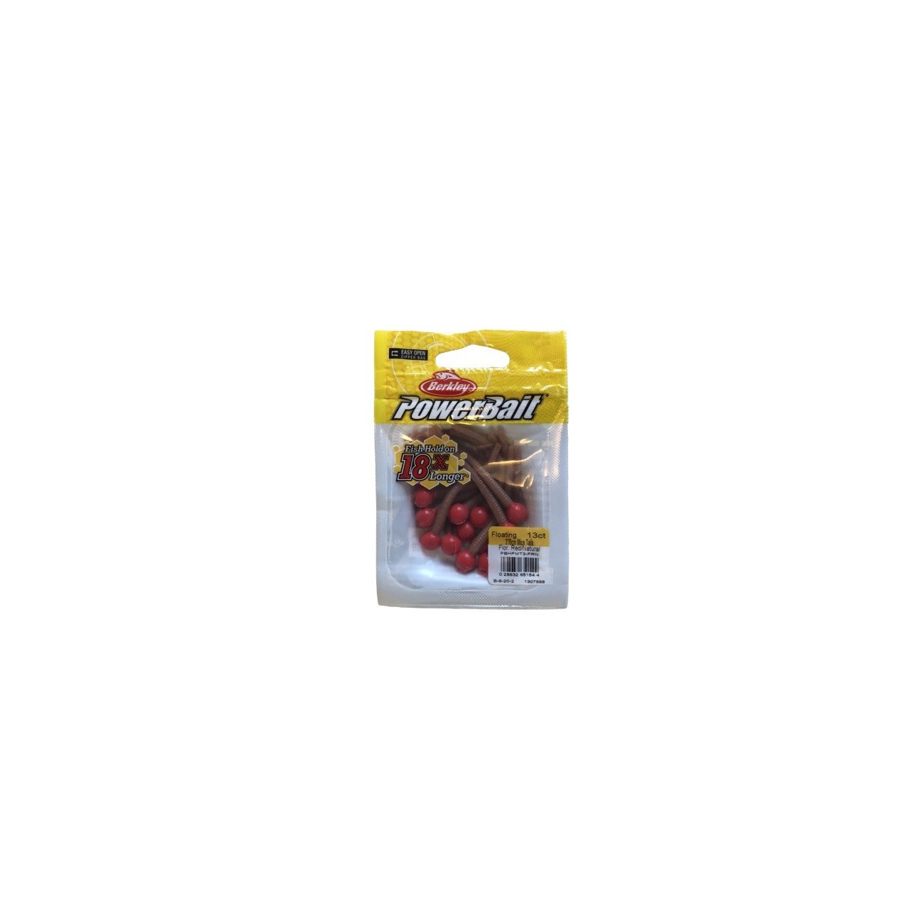Köp Powerbait Mice Tail - Fluo Red / Natural online på Miekofishing!