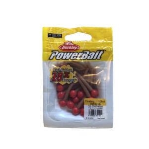 Köp Powerbait Mice Tail - Fluo Red / Natural online på Miekofishing!
