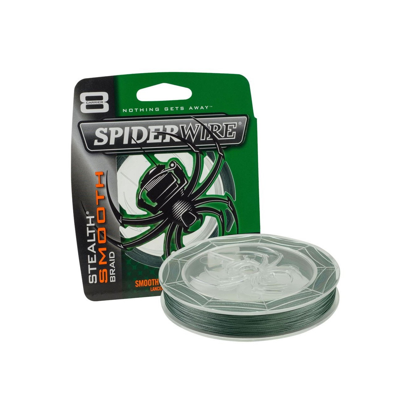Köp SpiderWire 0,33mm Stealth Smooth braid 8 - Moss Green på Miekofishing.se!
