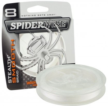Fil Tressé Spiderwire Stealth Smooth 8 - 150m - 5.4kg Résistance - Rouge - Pour Pêche Précision