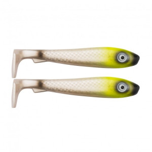 Köp SvartZonker McRubber 21cm - Lemon Head (2-pack) på Miekofishing.se