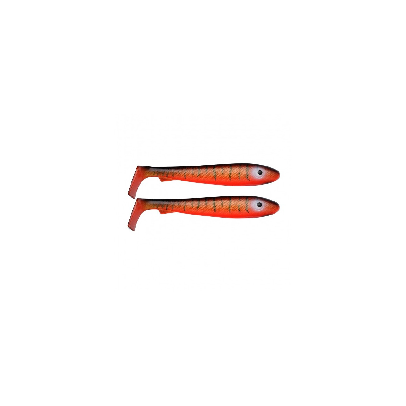 Köp SvartZonker McRubber 21cm - Red Tiger (2-pack) på Miekofishing.se