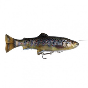 Köp SG 4D Line Thru Pulsetail Trout 20cm SS - Brown Trout på Miekofishing.se!