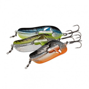 Köp Effzett Rattlin' Spoon 40g - Black Orange UV på Miekofishing.se