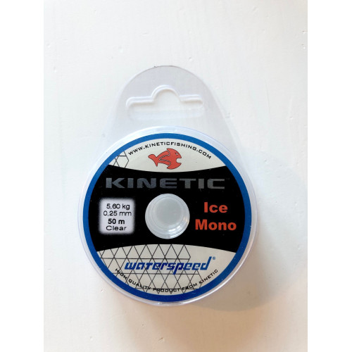 Köp WS Ice Mono isfiskelina 50m clear - 0,25mm 5,6kg billigt på Miekofishing.se!