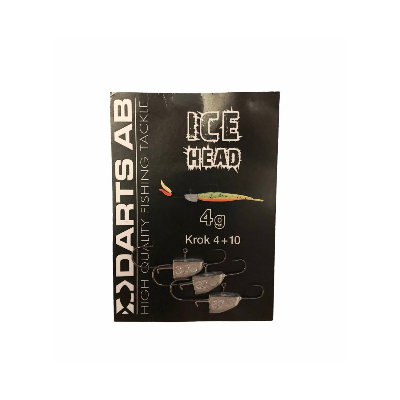 Köp Darts Slimline Ice Head 4g krok 4+10 (3-pack) på Miekofishing.se!