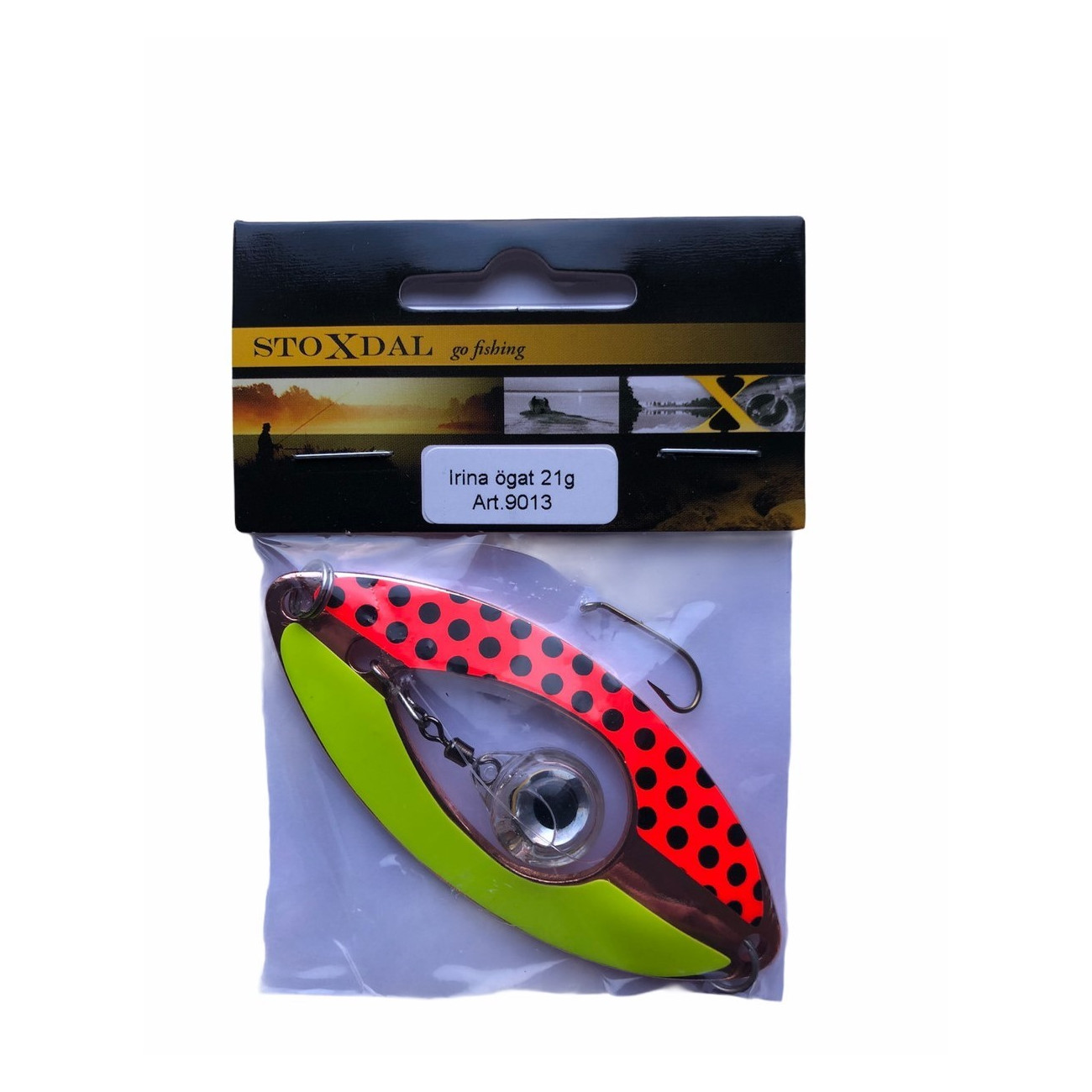 Köp Irina Ögat - Röding/Gul (Blinkpirk 82mm 21g) på Miekofishing.se!