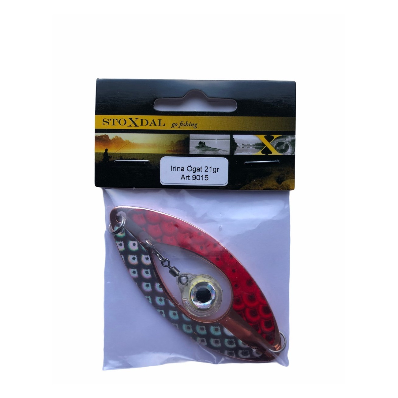 Köp Irina Ögat - Röd/Silver (Blinkpirk 82mm 21g) på Miekofishing.se!