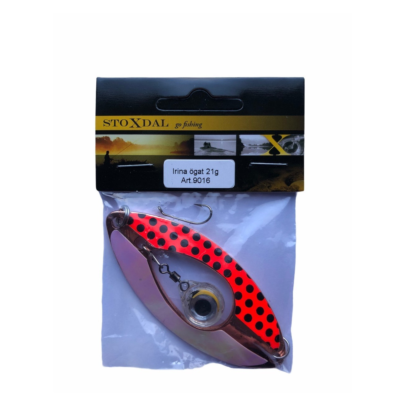 Köp Irina Ögat - Röd/Pärlemo (Blinkpirk 82mm 21g) på Miekofishing.se!