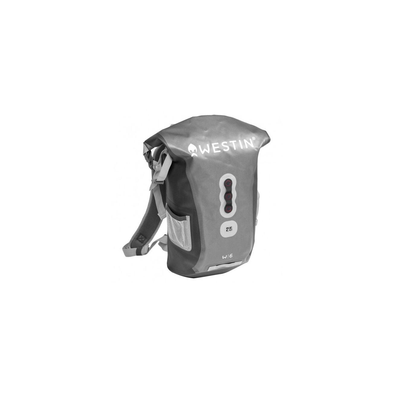 Köp W6 Roll-Top Backpack 25L - Silver/Grey på Miekofishing.se!