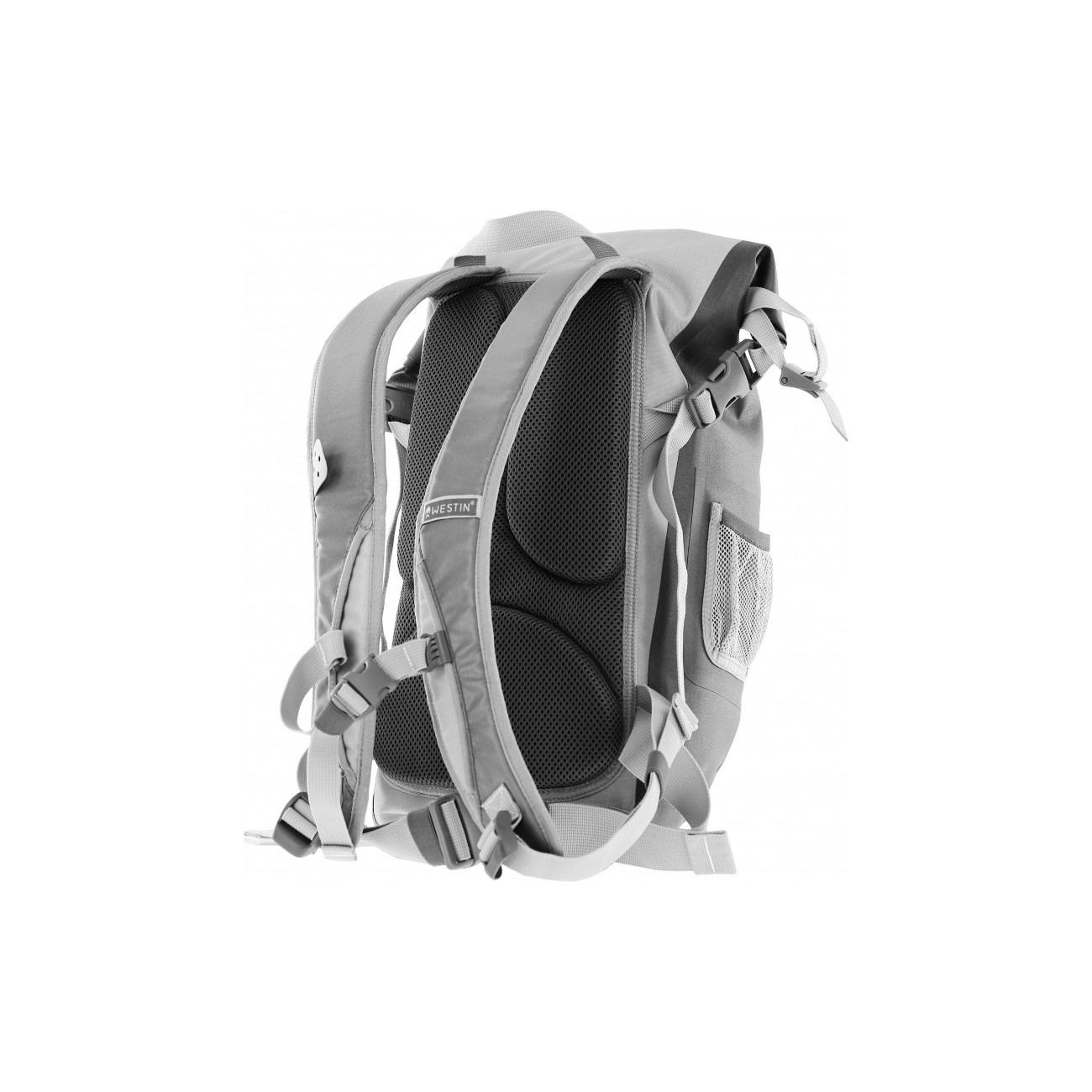 Köp W6 Roll-Top Backpack 40L - Silver/Grey på Miekofishing.se!