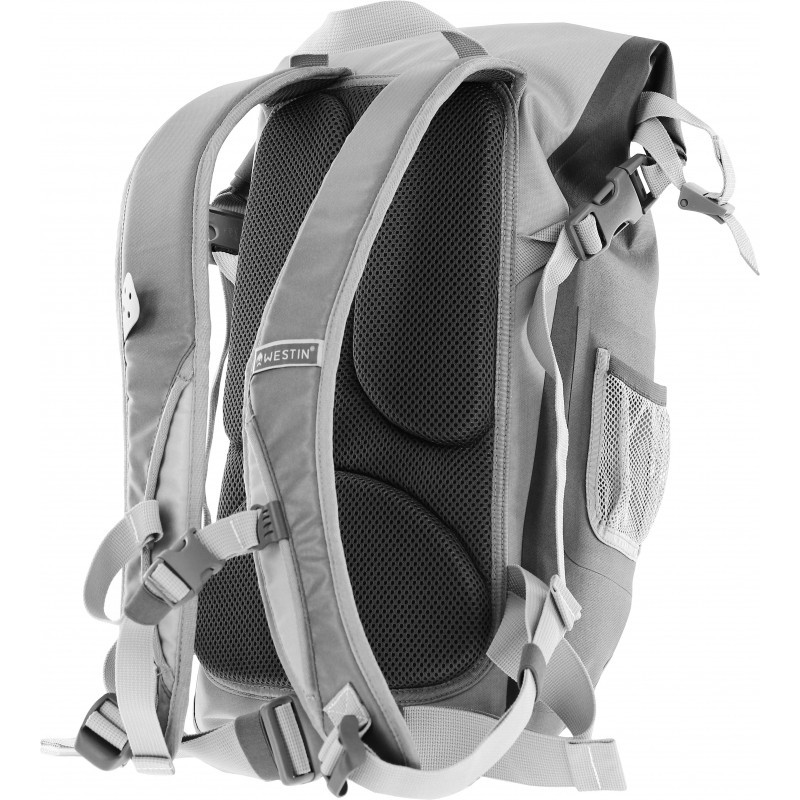 Köp W6 Roll-Top Backpack 40L - Silver/Grey på Miekofishing.se!