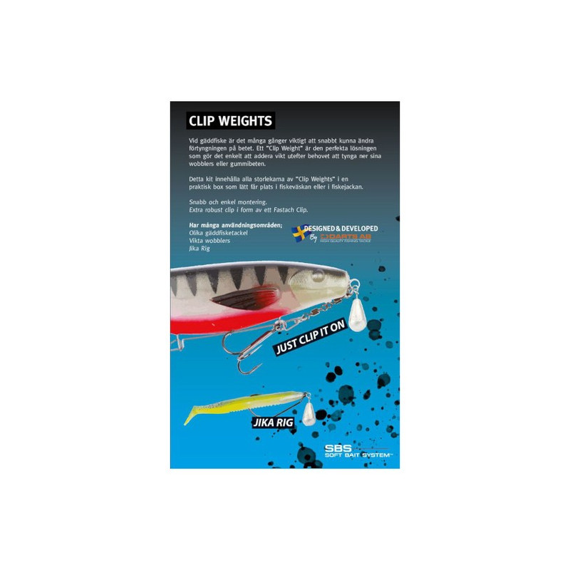 Köp Darts Clip Weights Box på Miekofishing.se!