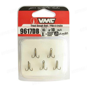 Köp VMC 9617DB Trekrok med spiral - stl 10 (5pack) på Miekofishing.se