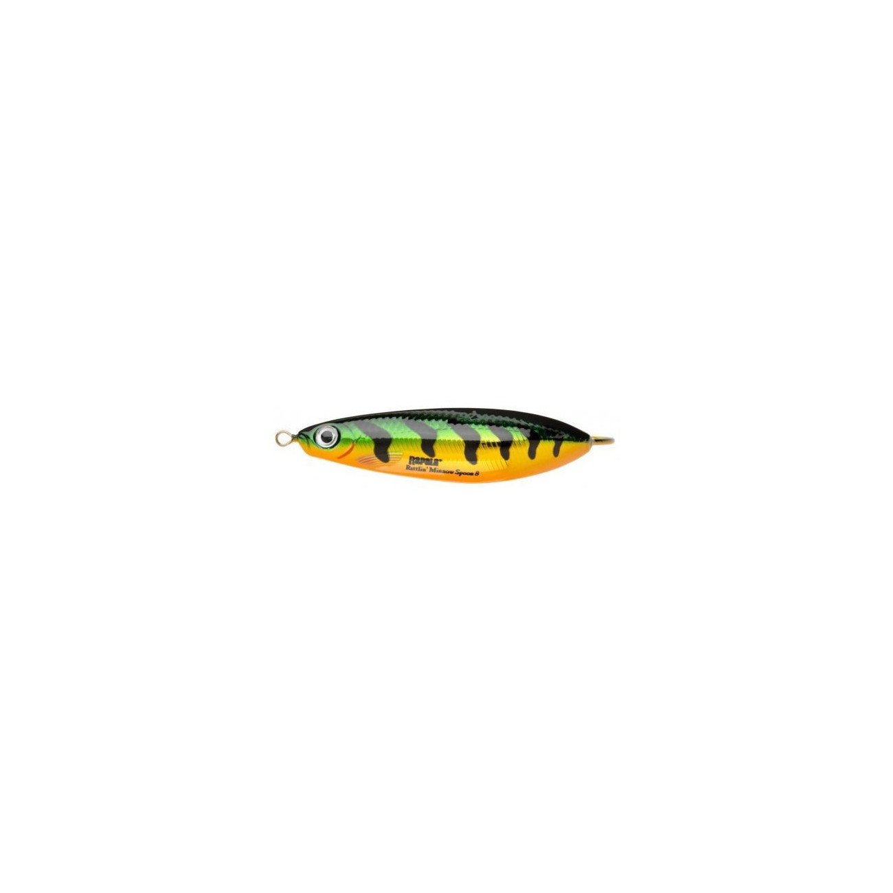 Köp Rapala Minnow Spoon Rattlin 8cm FLP - Vassdrag på Miekofishing.se!
