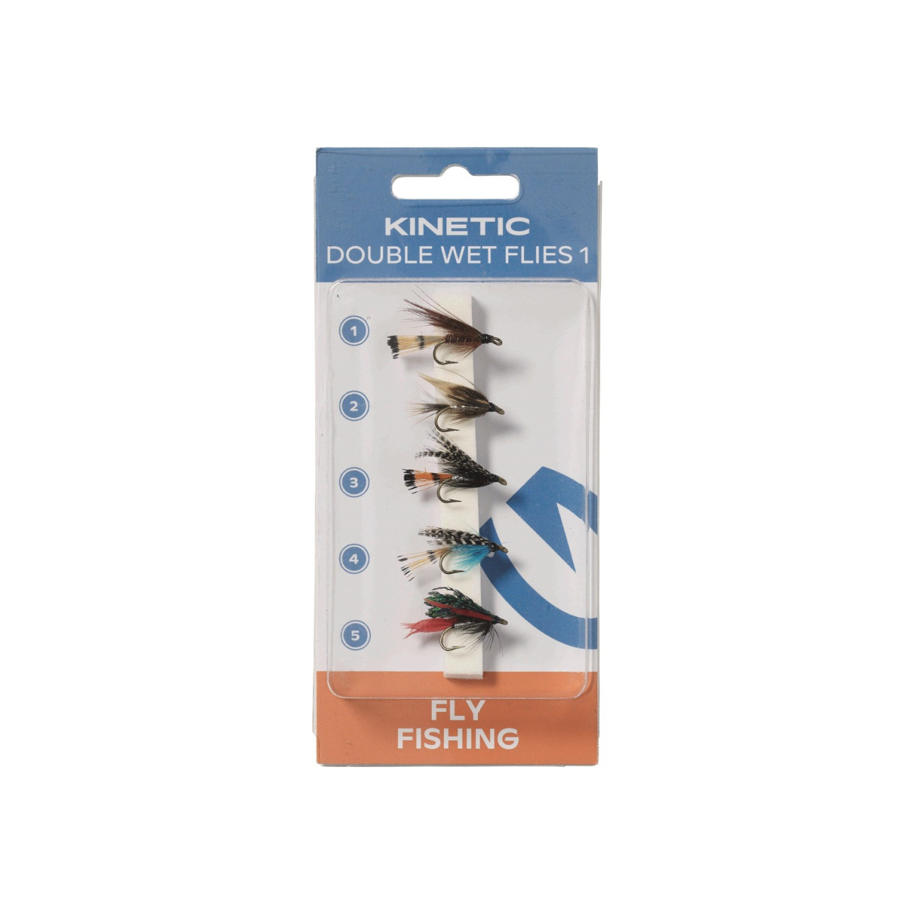 Köp Kinetic Wet Flies Double Hook 1 (5-pack) på Miekofishing.se!