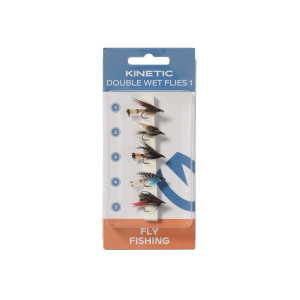 Köp Kinetic Wet Flies Double Hook 1 (5-pack) på Miekofishing.se!