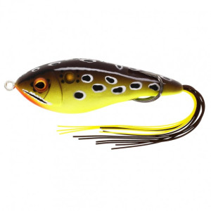 Köp Swim Hollowbody 9cm - Brown Chartreuse Frog på Miekofishing.se!