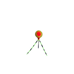Köp Malgomaj Mormyska - Fluo Gul med Orange Dot på Miekofishing.se!