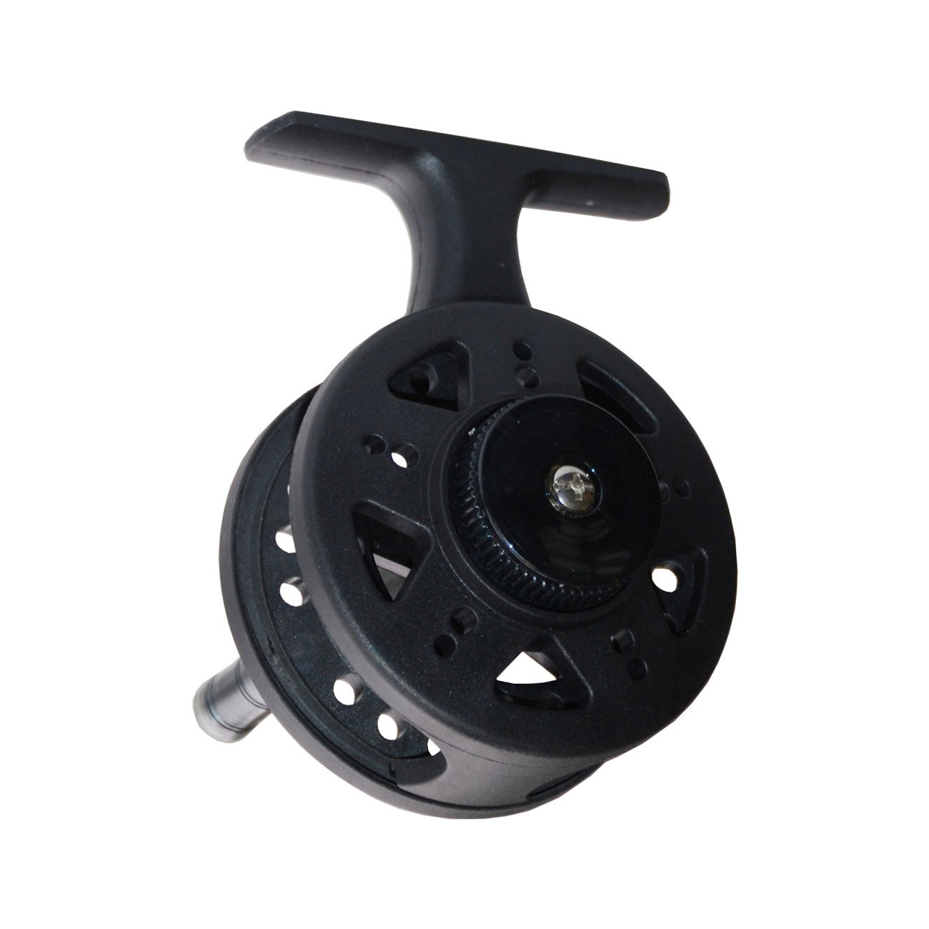 Köp Wiggler Pimpelrulle i grafit - Hög på Miekofishing.se!