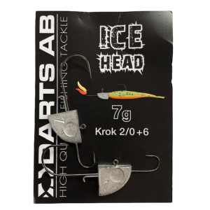 Köp Darts Slimline Ice Head 7g krok 2/0+6 (2-pack) på Miekofishing.se!