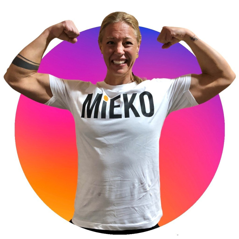 Köp Mieko T-shirt Vit - 2XL på Miekofishing.se!
