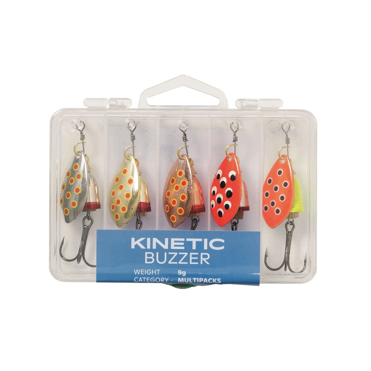 Köp Kinetic Buzzer mix - Spinnare (5-pack) på Miekofishing.se!