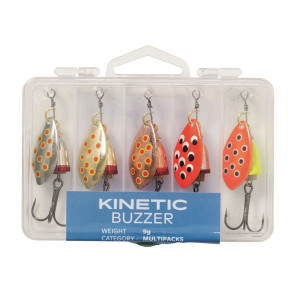 Köp Kinetic Buzzer mix - Spinnare (5-pack) på Miekofishing.se!