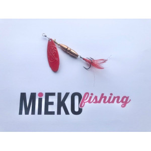 Köp Mieko Kobra Spinnare 15 gr - Koppar/Blod Röd på Miekofishing.se!
