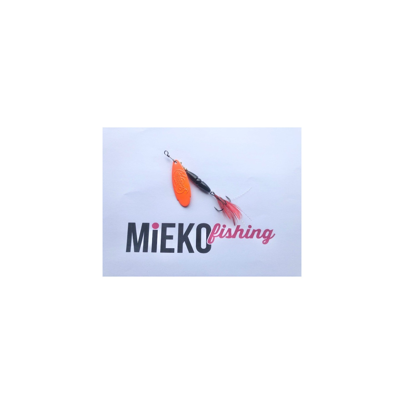 Köp Mieko Kobra Spinnare 15 gr - Svart/Hjortron på Miekofishing.se!