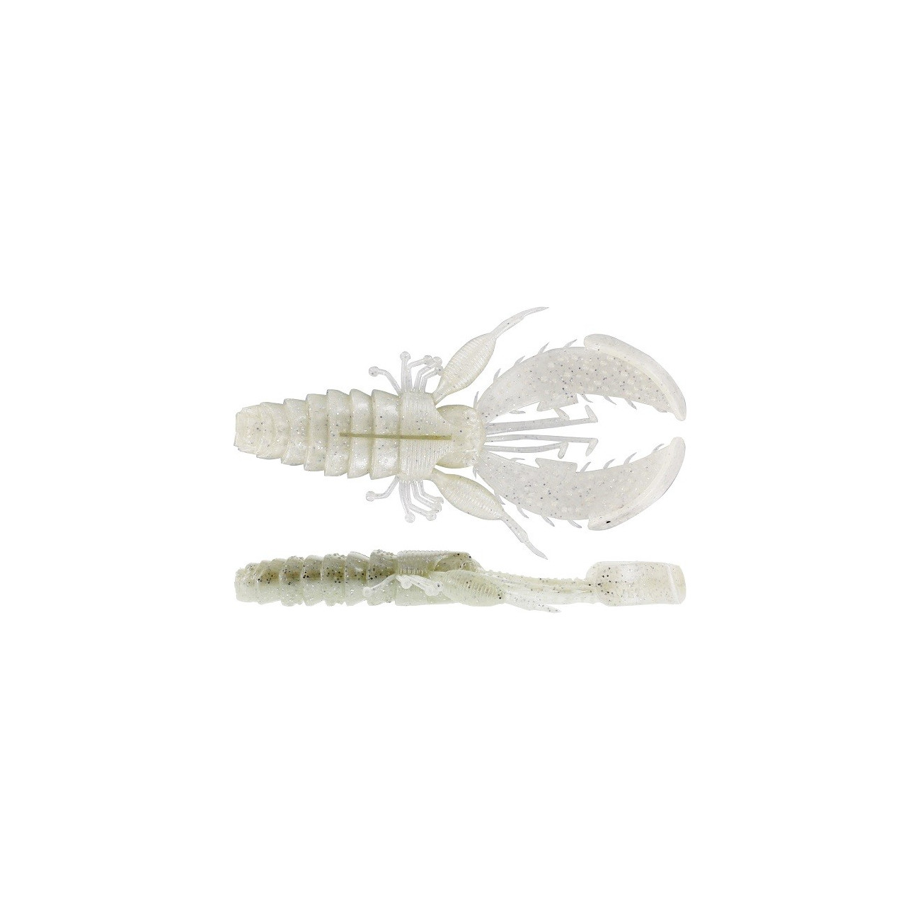 Köp CreCraw Creaturebait 8,5 cm - Glow White på Miekofishing.se!