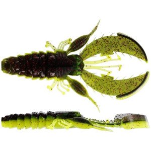 Köp CreCraw Creaturebait 8,5 cm - Black/Chartreuse på Miekofishing.se!