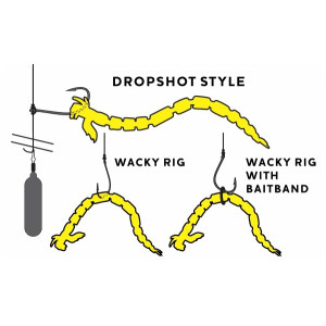 Köp Westin BloodTeez 7,5 cm - Fluo Yellow (8-pack) på Miekofishing.se!
